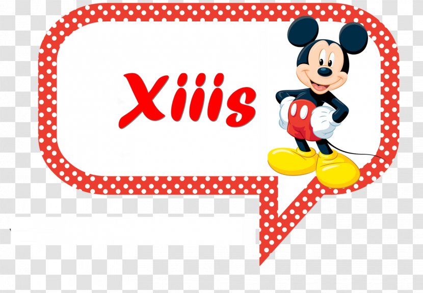 Mickey Mouse Minnie Party Birthday - Heart Transparent PNG