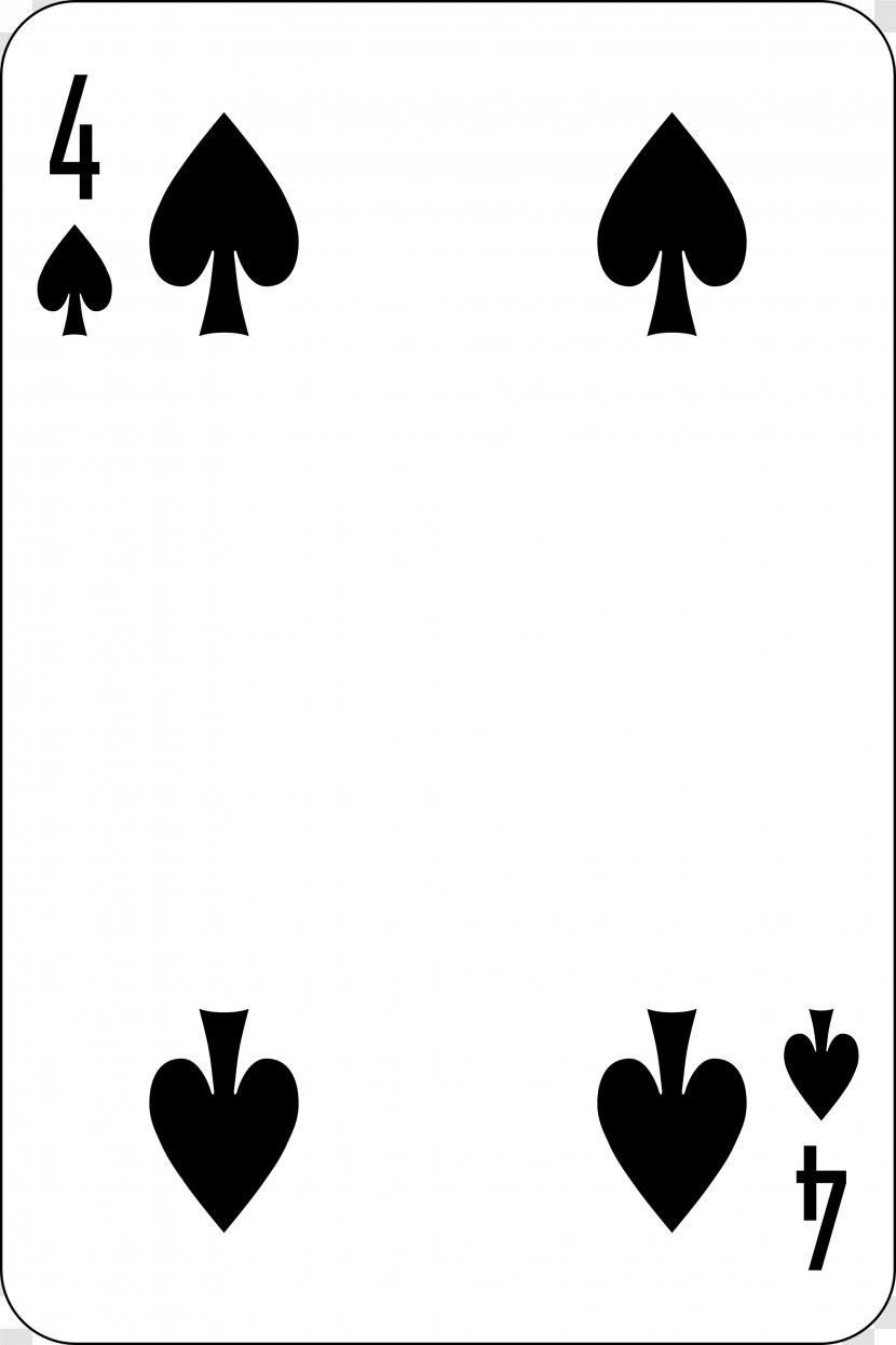 Patience Spades Playing Card Game Suit - Frame Transparent PNG