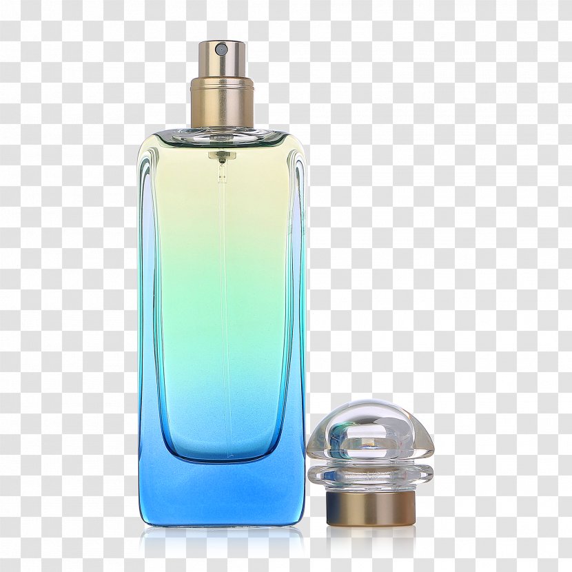 Perfume Bottle Blue - Health Beauty - A Of Transparent PNG
