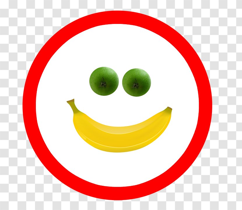 Banana Smiley Fruit Food Emoticon - Apple - Creative Cartoon Transparent PNG