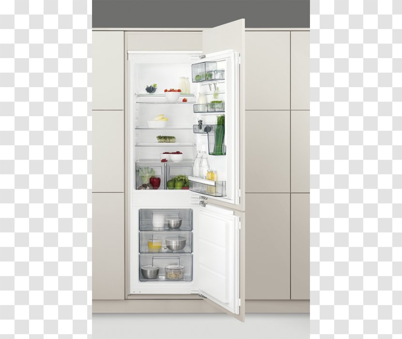 AEG SCB61824LF Refrigerator-Freezer, White Heureka.sk Freezers - Candy - Refrigerator Transparent PNG