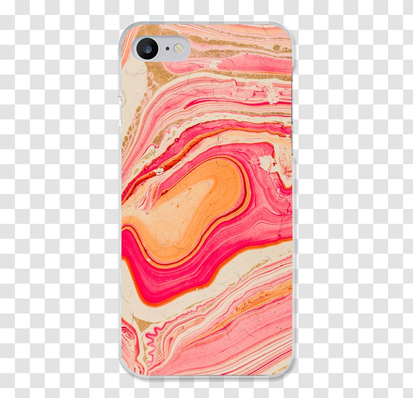Paper Marbling Painting Art Marble - Peach - Watercolor Stroke Transparent PNG