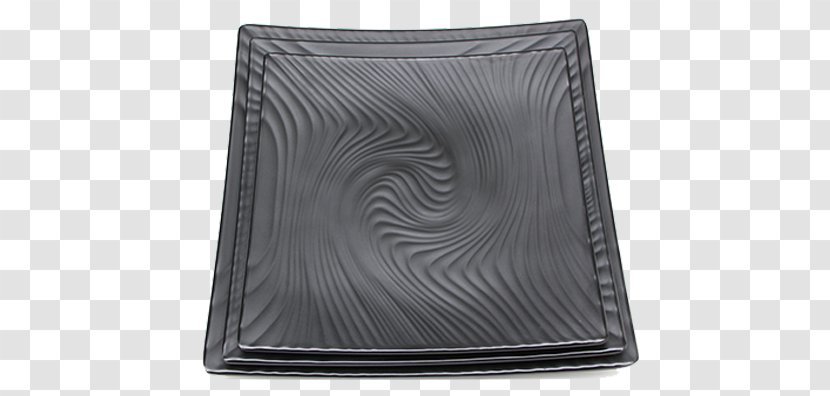 Designer - Black - Plate With Pattern Transparent PNG