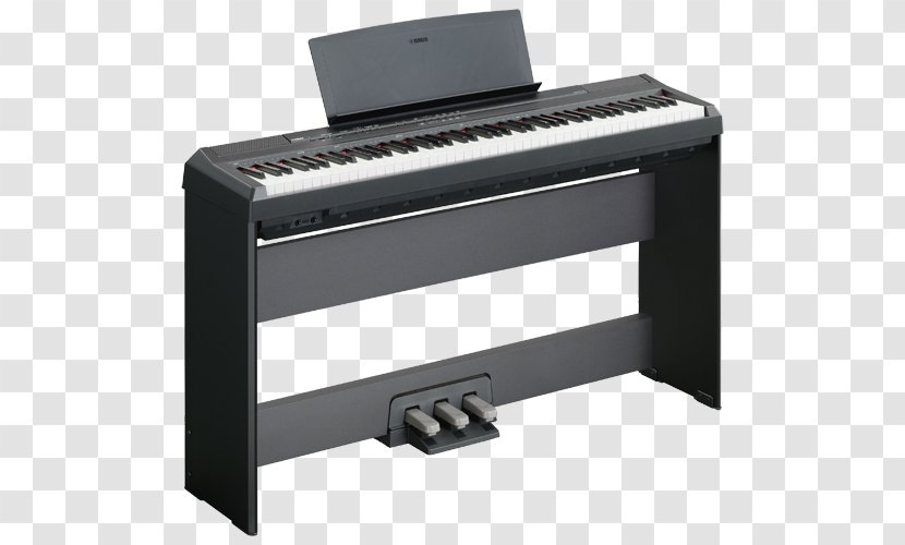 Yamaha P-115 Corporation Digital Piano Keyboard - Frame Transparent PNG