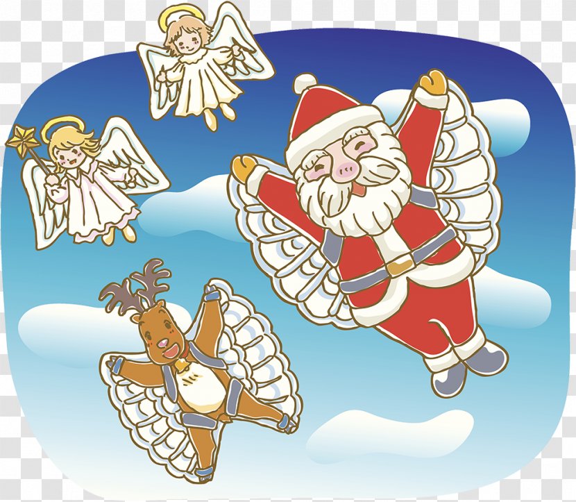 Santa Claus Photography Stock Illustration Royalty-free - Christmas Ornament - Reindeer Transparent PNG