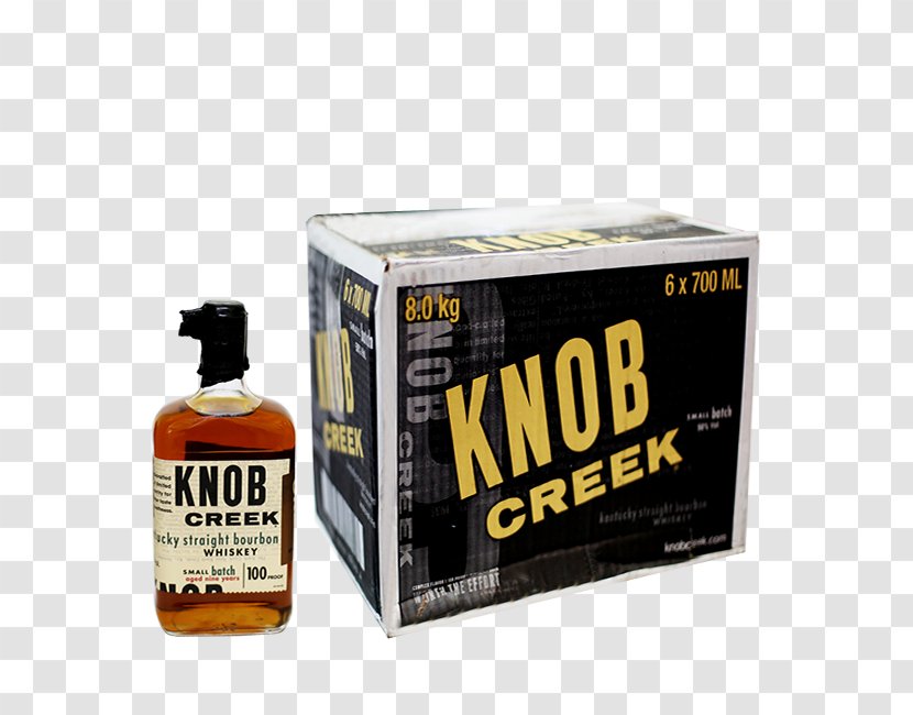 Bourbon Whiskey Knob Creek Kentucky Small Batch Jim Beam - Bottle Transparent PNG