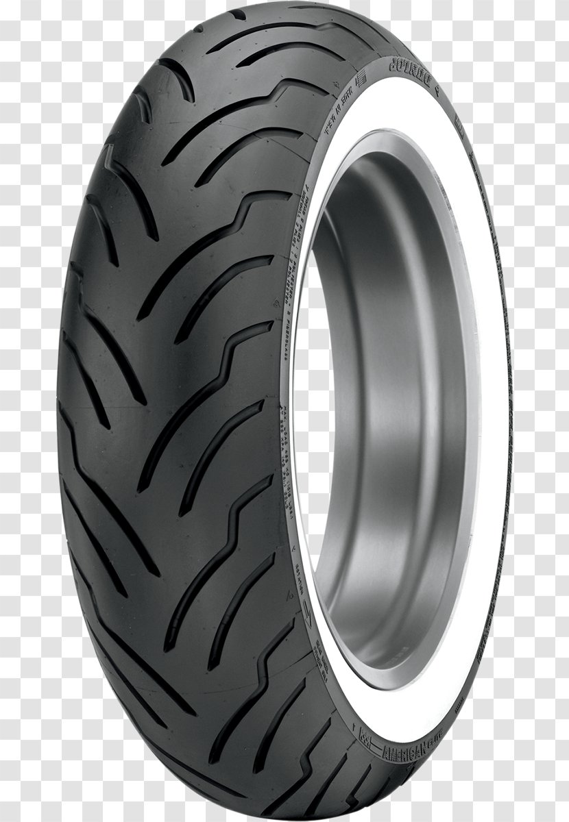 Whitewall Tire Dunlop Tyres Harley-Davidson Motorcycle Tires - Automotive Transparent PNG