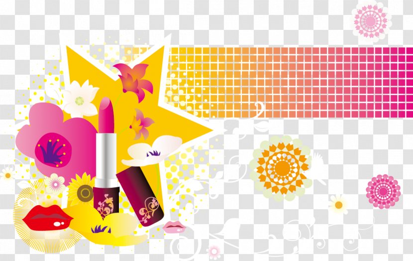 Cosmetics Lipstick Eyelash - Rouge - Makeup Fun Transparent PNG