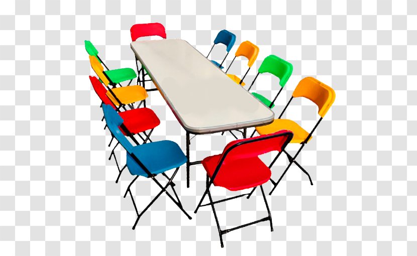 Table Plastic Folding Chair Plank Transparent PNG