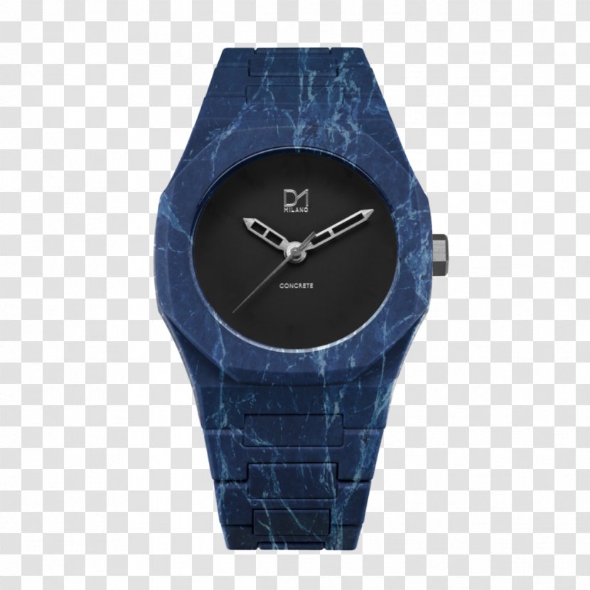 D1 Milano Watch Clock - Electric Blue Transparent PNG