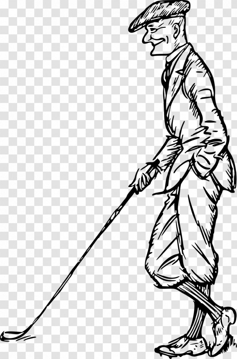 Golf Cartoon Clip Art - Line Transparent PNG