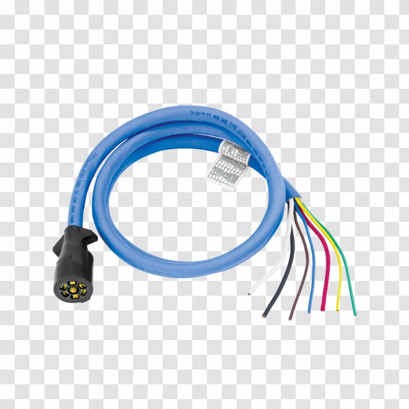 Trailer Connector Electrical Towing Cable - Harness Transparent PNG