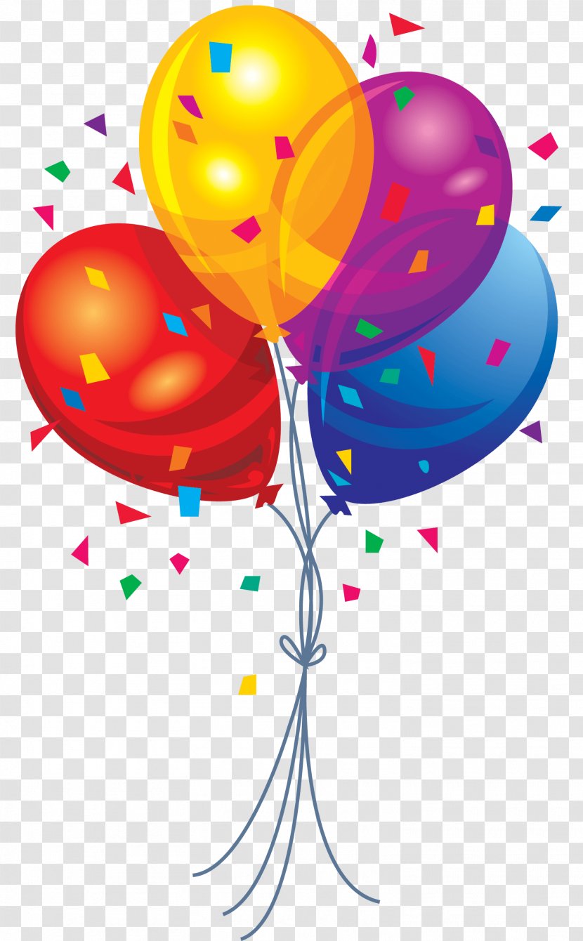 Birthday Balloon Party Clip Art - Heart - Image Transparent PNG