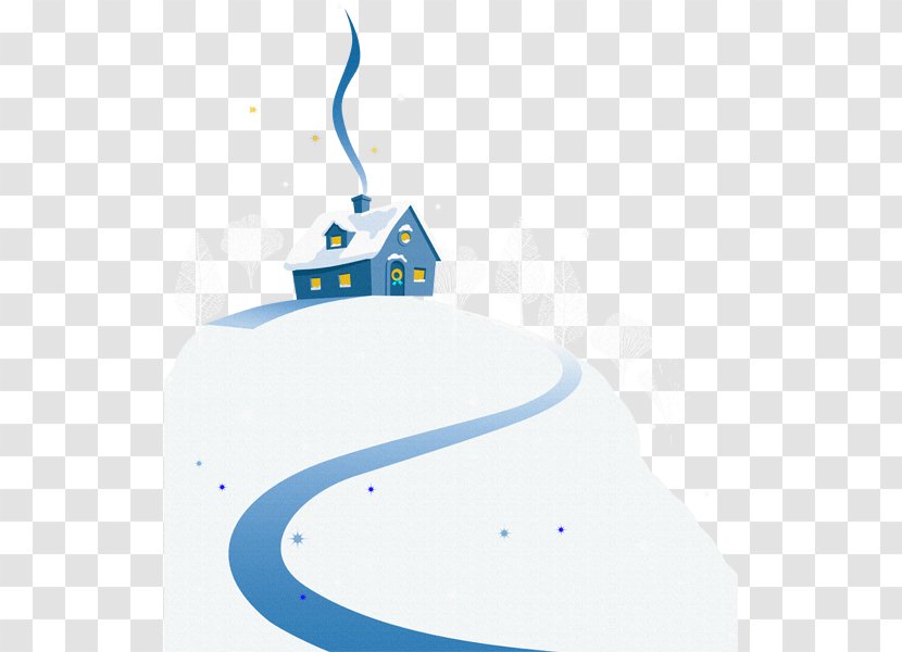 Brand Graphic Design Illustration - Hand-painted Snow Hut Transparent PNG
