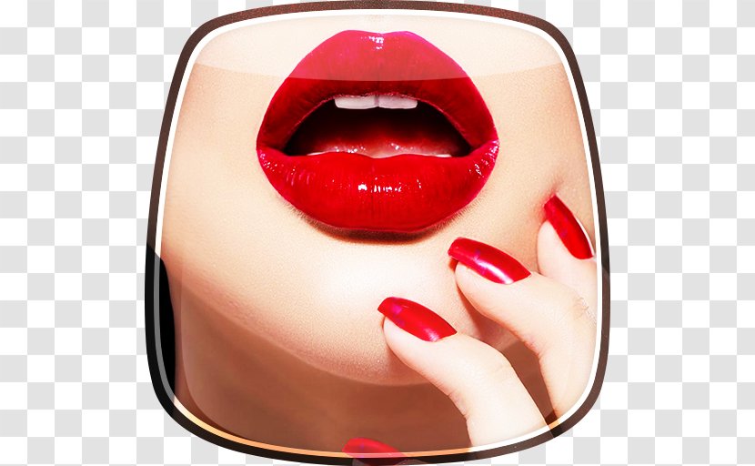 Lipstick Cosmetics Nail Red Transparent PNG