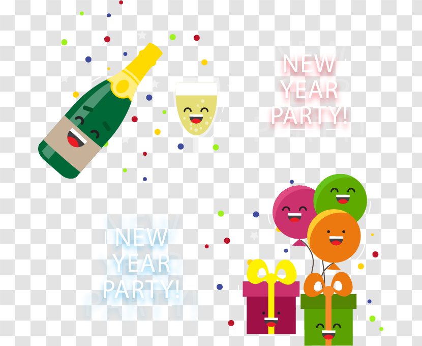 Party Web Banner Balloon - Cartoon Smiley Transparent PNG
