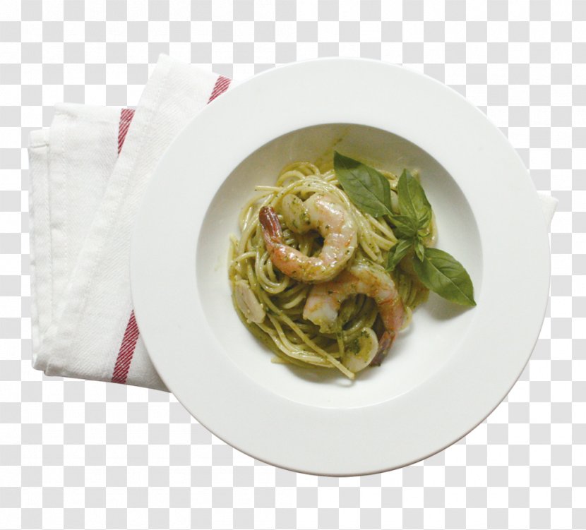 Vegetarian Cuisine Italian Pasta European Tableware - Food - Shrimps Transparent PNG