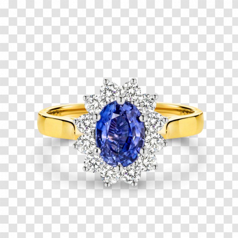 Sapphire Wedding Ring Jewellery Diamond - Fashion Accessory Transparent PNG