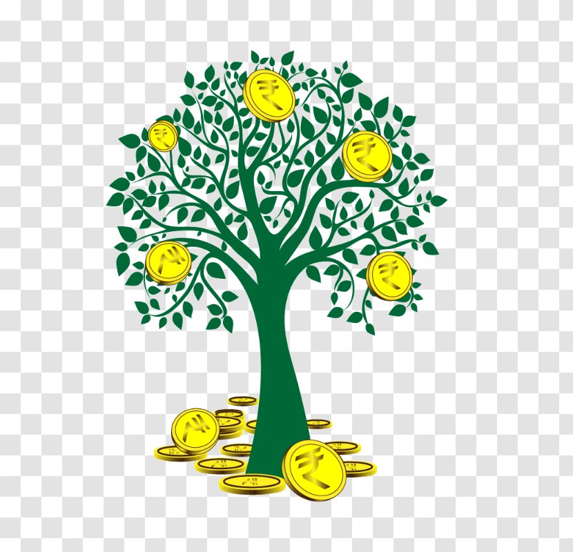 Tree Root Clip Art - Flora - Money Transparent PNG