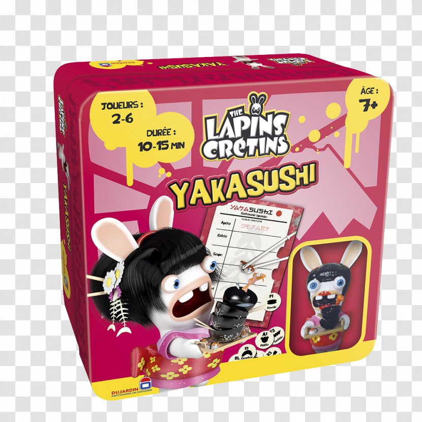 Raving Rabbids: Travel In Time Rabbids Go Home Party Game Card - Toy - Lapin Cretin Transparent PNG