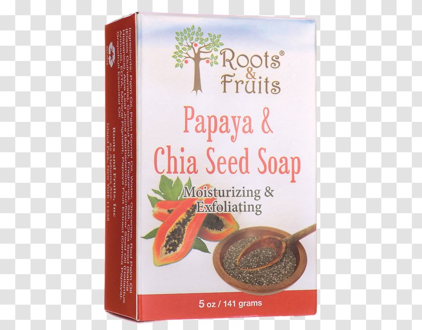 Papaya Chia Seed Soap Exfoliation Transparent PNG