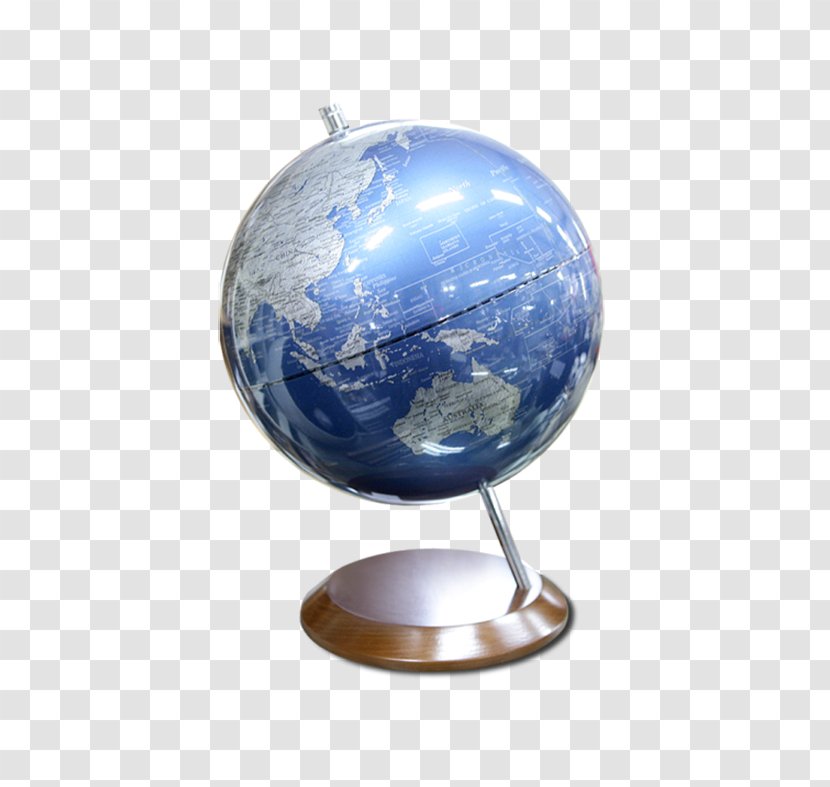 Globe Blue Icon - Pptx - 3D Creatives Transparent PNG