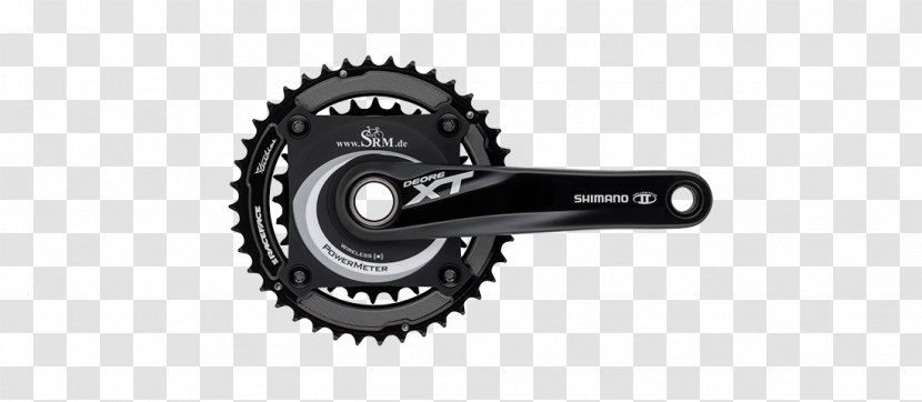 Shimano Deore XT Bicycle Cranks Cycling Power Meter Mountain Bike - Sram Corporation - Drivetrain Systems Transparent PNG