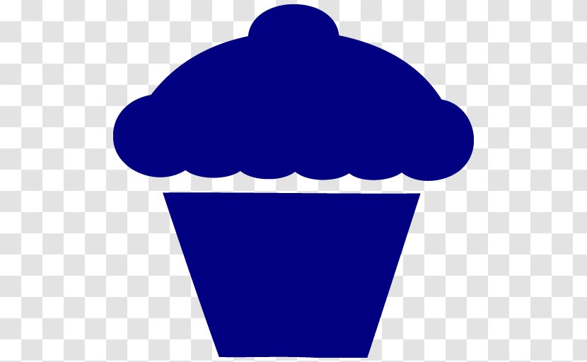 Cupcake Muffin Fruitcake - Cobalt Blue - Cake Transparent PNG