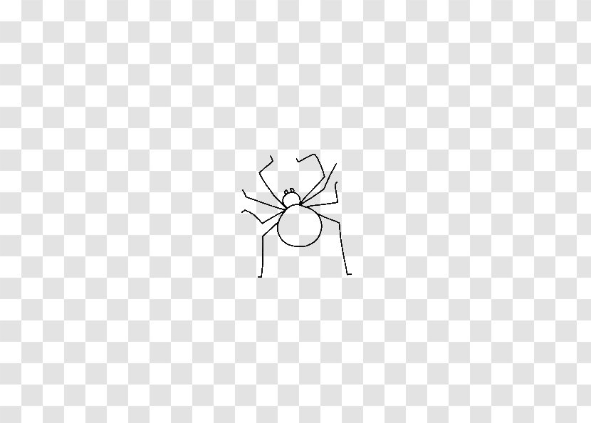 White Material Pattern - Spider Stick Figure Transparent PNG