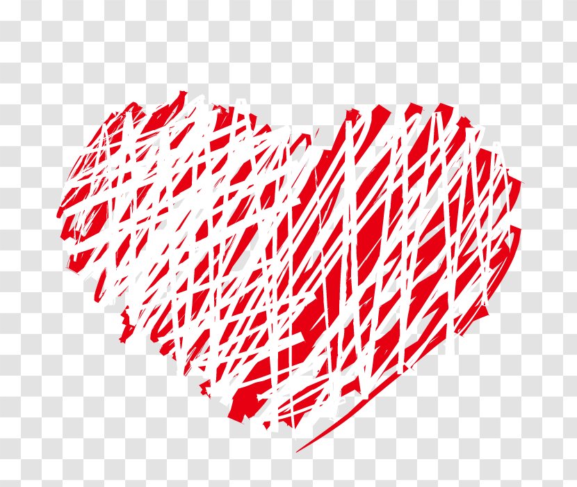 Love Romance Illustration - Frame - Heart-shaped Graffiti Transparent PNG