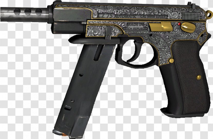 Counter-Strike: Global Offensive CZ 75 Trigger CZ75-Auto Weapon Transparent PNG