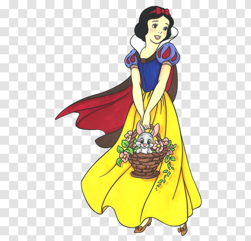 Snow White Seven Dwarfs Daisy Duck Minnie Mouse Clip Art - Costume - Uf Transparent PNG