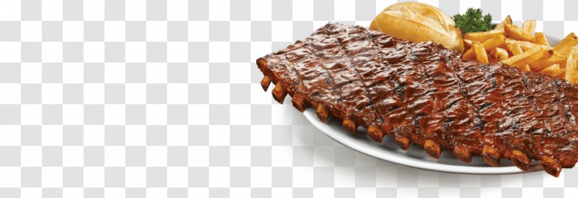Ribs Barbecue Meat French Fries Pierogi - Animal Source Foods Transparent PNG