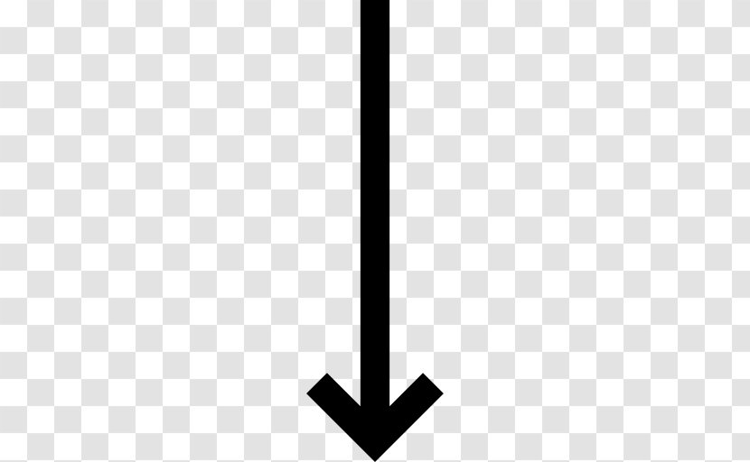 Arrow - Drawing - Down Transparent PNG