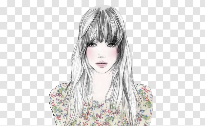 Drawing Watercolor Painting Fashion Illustration - Flower Transparent PNG