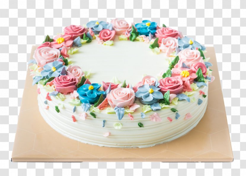 Icing Birthday Cake Cupcake Wedding Chocolate - Sugar Transparent PNG