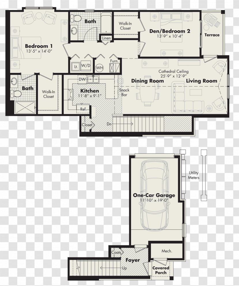 Floor Plan Clinton Charter Township Studio Apartment House - Home Transparent PNG