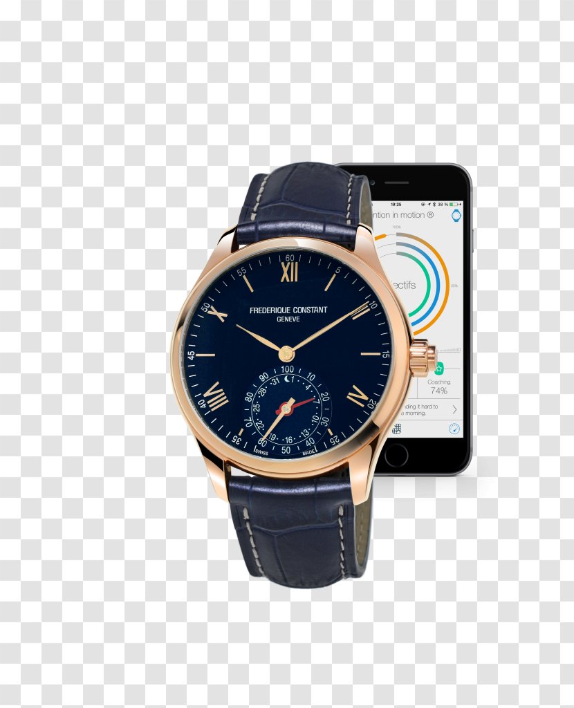 FC-285S5B6 Frédérique Constant Frederique Men's Horological Smartwatch Jewellery - Watch Shop - Phone Transparent PNG