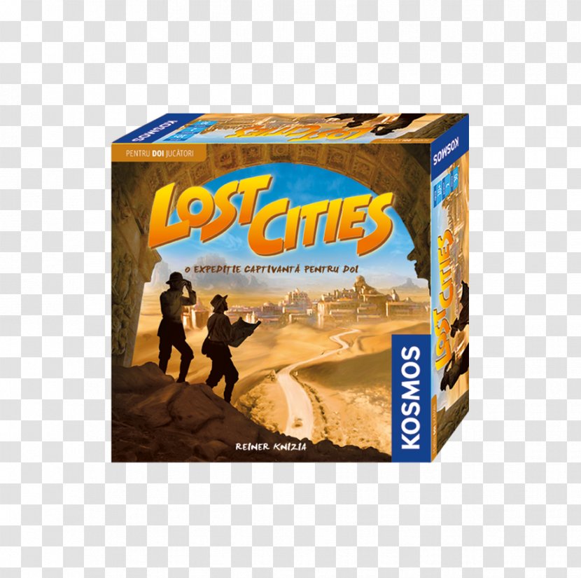 Thames & Kosmos Lost Cities: The Original Card Game Keltis - Twoplayer - Cities Transparent PNG
