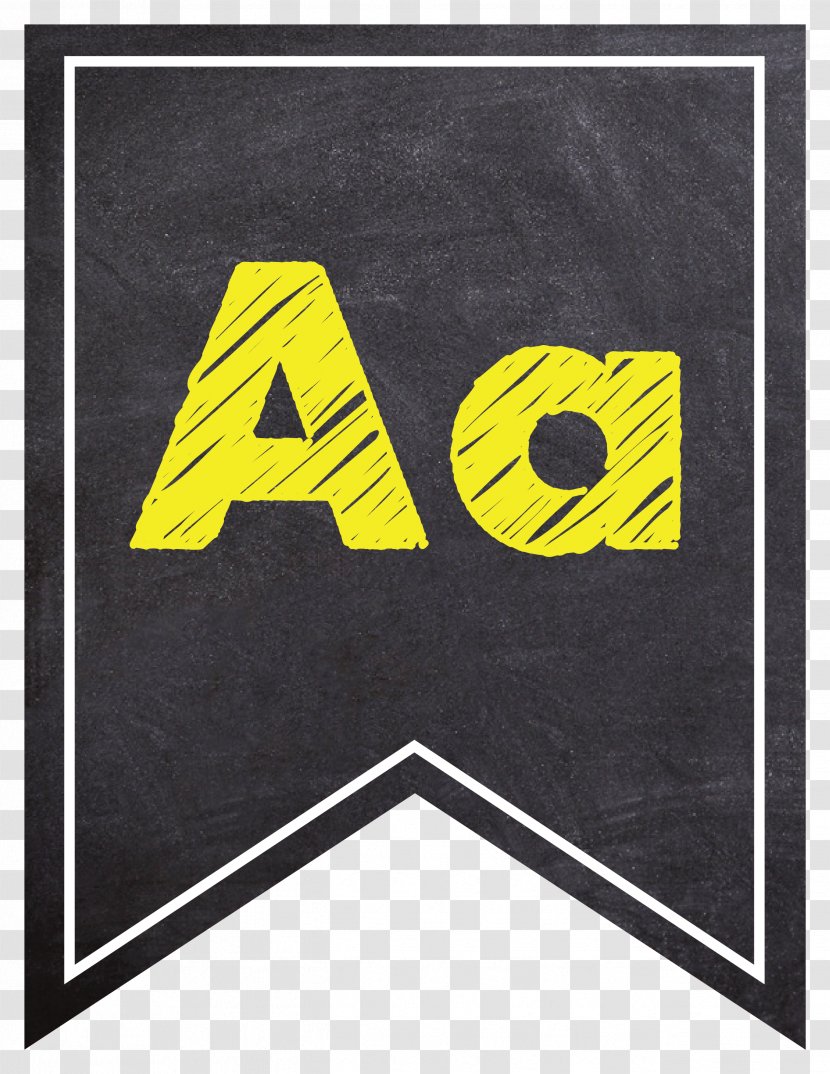 Logo Font Letter Brand Box 51 Chalkboard Bunting - Banner - Attic Flag Transparent PNG