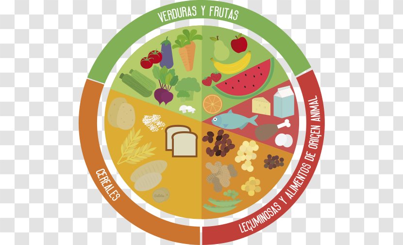 Plato Del Bien Comer Food Health Eating Alimento Saludable Transparent PNG