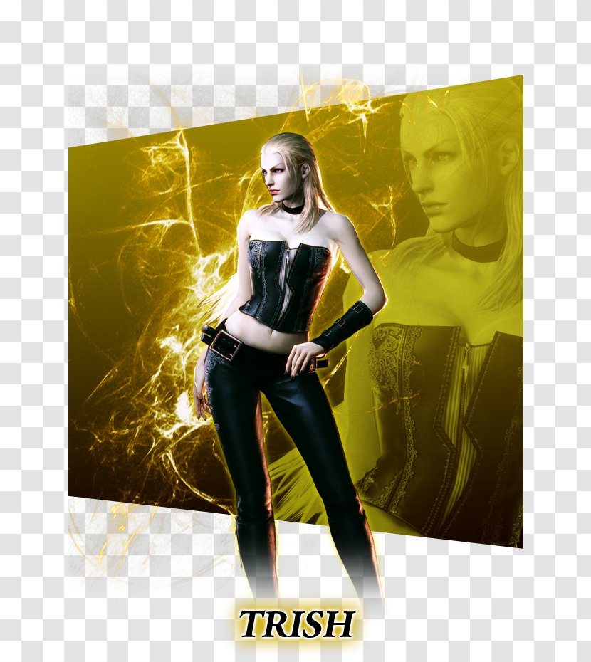 Devil May Cry 4 Trish Poster Graphic Design - Human Behavior Transparent PNG