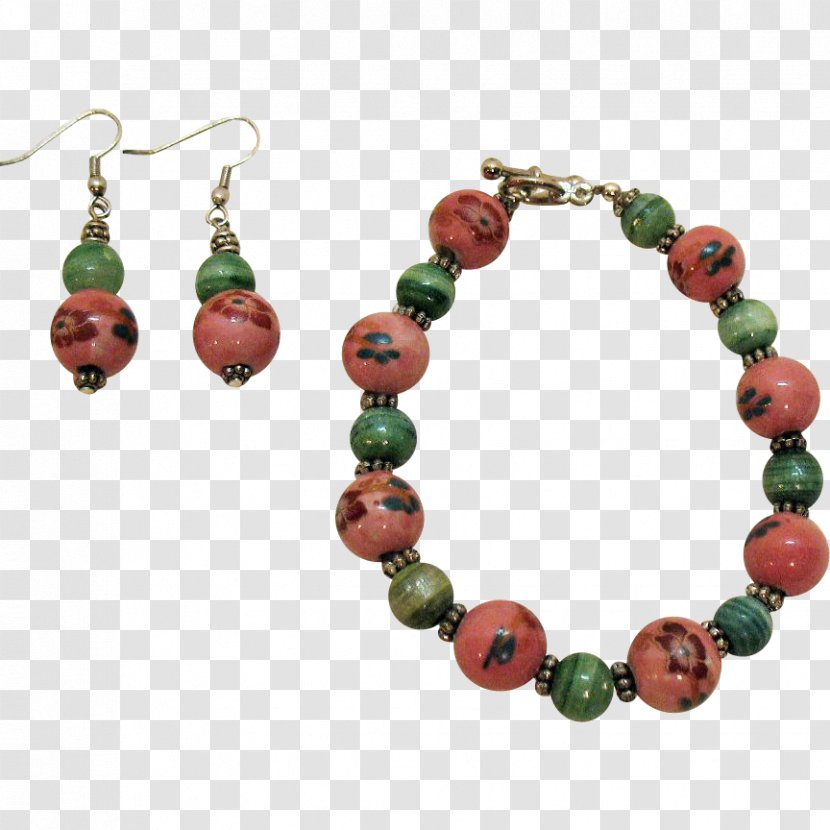 Bracelet Earring Necklace Bead Gemstone - Stone Transparent PNG