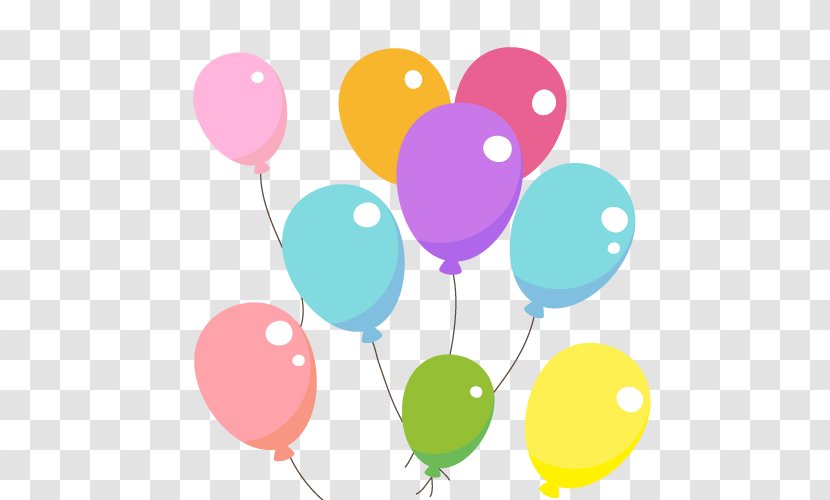 Balloon Birthday Illustration JPEG Rainbow - Toy Transparent PNG