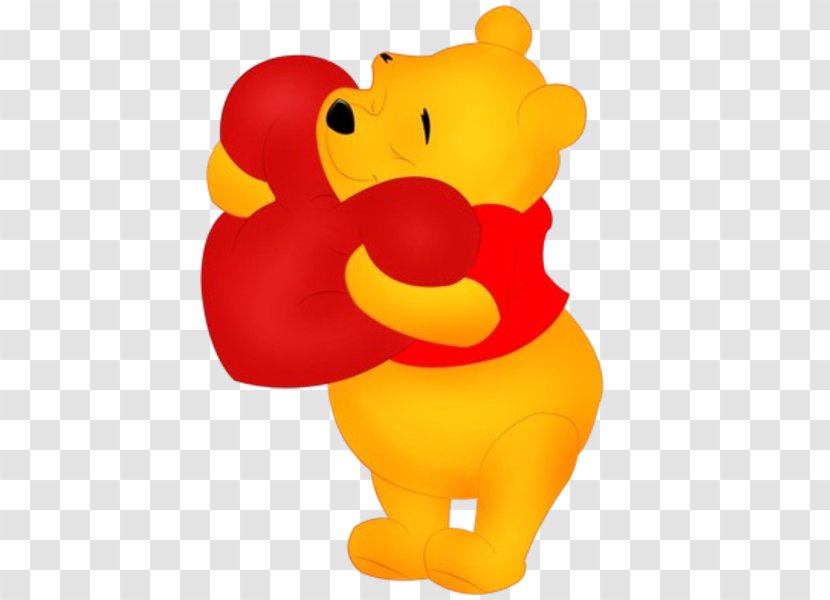 Winnie The Pooh Piglet Tigger Valentine's Day Clip Art Transparent PNG