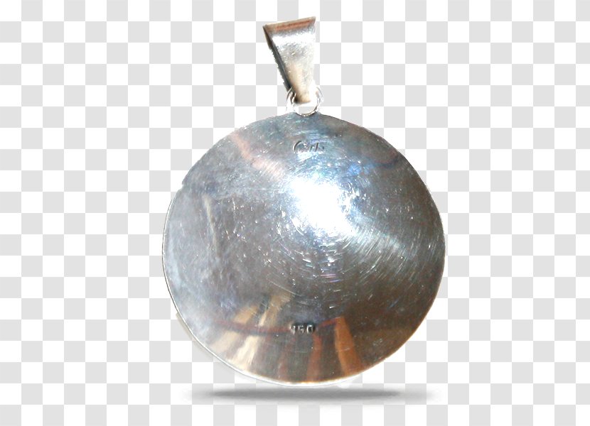Locket Sphere Gemstone - Silver - Pendant Transparent PNG