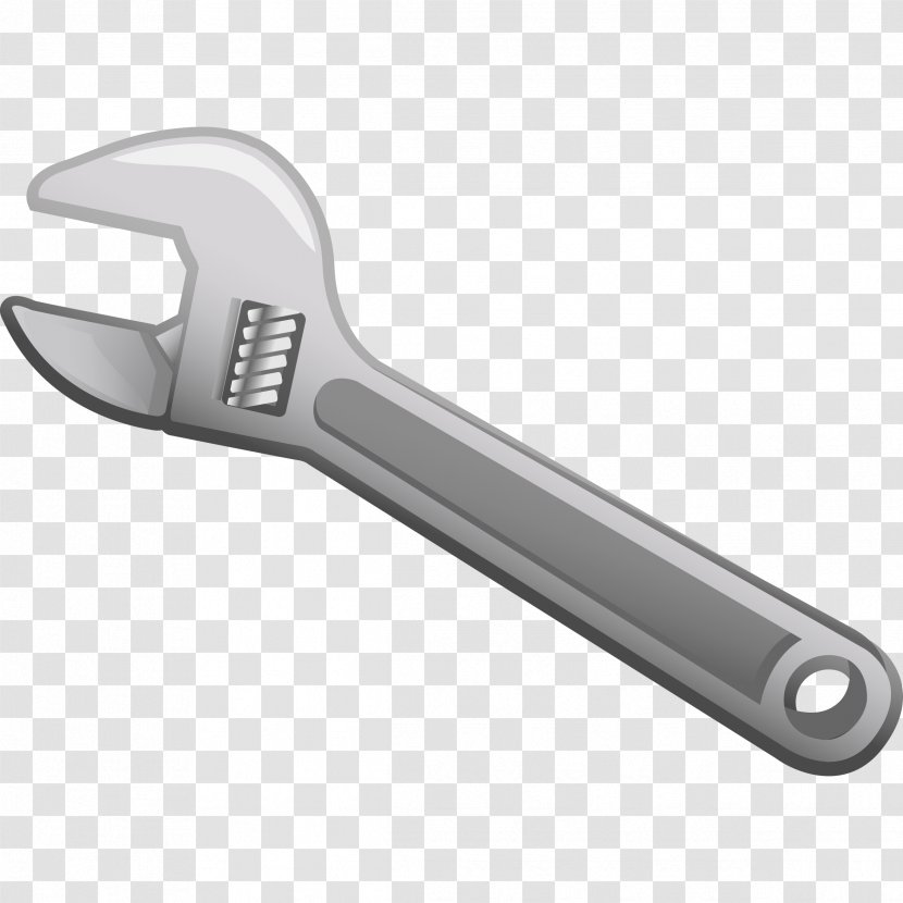 Wrench Adjustable Spanner Hand Tool Clip Art - Cliparts Transparent PNG