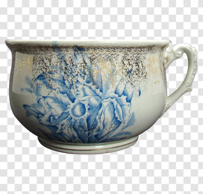 Chamber Pot Ceramic Blue And White Pottery Porcelain - Drinkware - Pots Transparent PNG