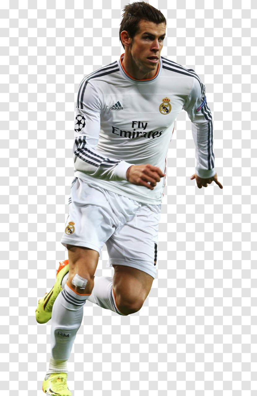 Gareth Bale Jersey Soccer Player Wales National Football Team Real Madrid C.F. - Sleeve Transparent PNG