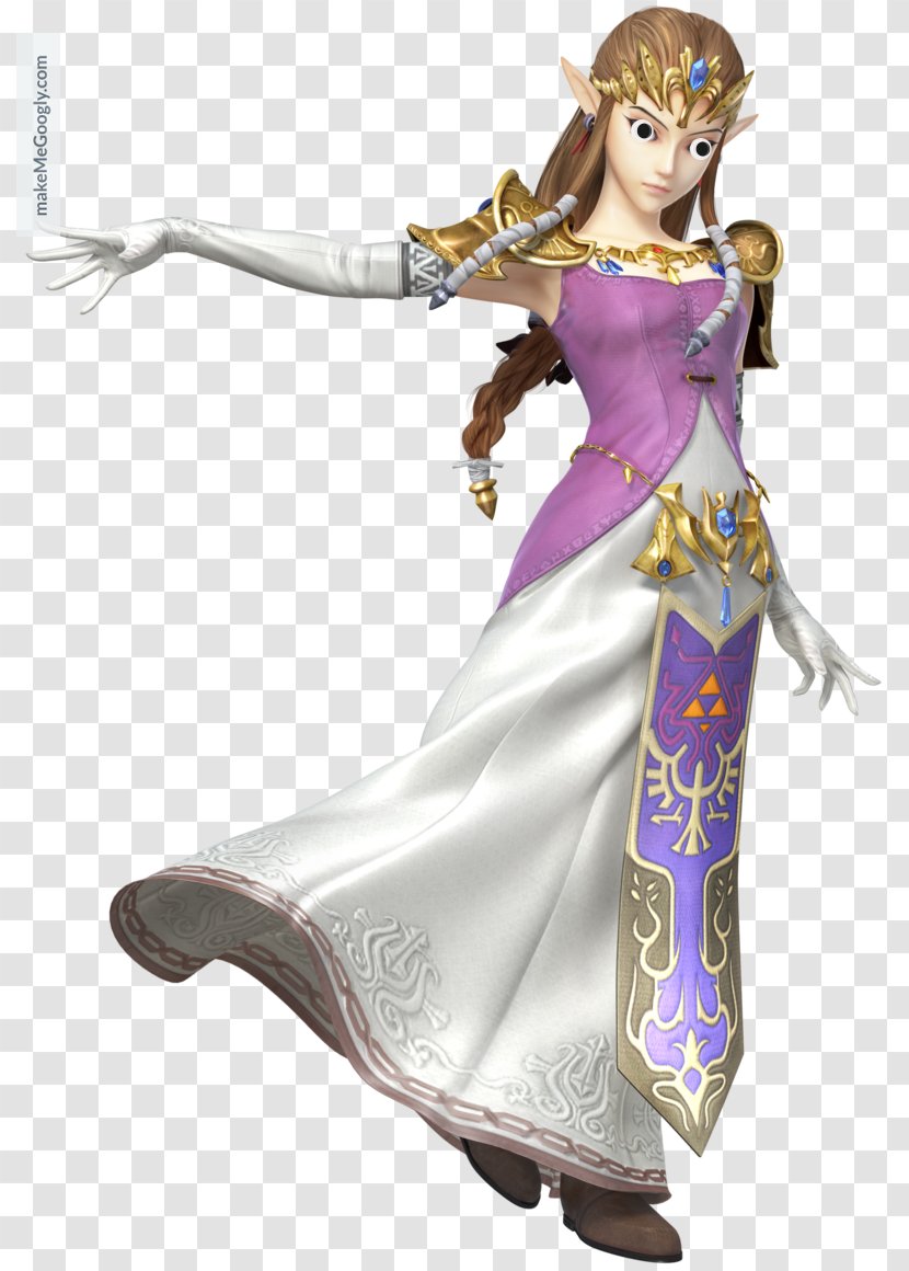 Princess Zelda The Legend Of Zelda: Twilight HD Link Skyward Sword - Nintendo 3ds - Figure Skating Transparent PNG